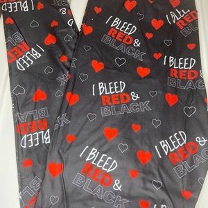 TC I Bleed Black & Red Leggings